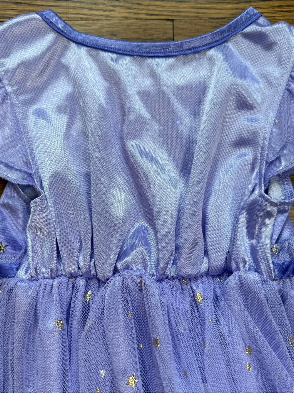 Disney Wish Girls Asha & Wishing Star Purple Princess Tulle Dress Star Print 3T - Picture 11 of 12